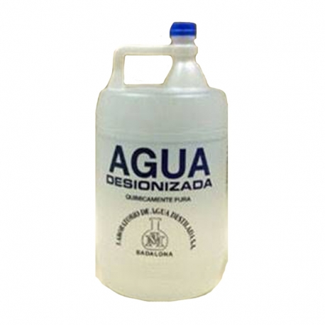 Agua destilada incoloro 5l