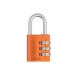 Candado aluminio combinbaciÓn 145 abus blister 20 mm naranja