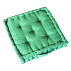 Cojin colchon lineal 40x40 cm verde - 1619