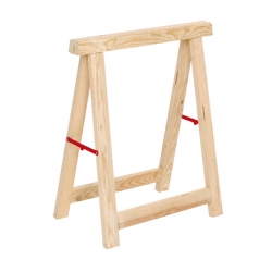 Caballete madera astigarraga plegable robusto de pino 80x74x39cm