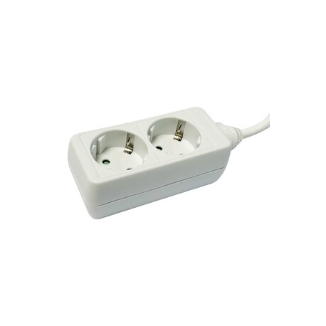 ⇒ Base enchufe 2 tomas sin interruptor 1,5 metros toma tierra ▷ Precio. ▷  Comprar con los Mejores Precios. Ofertas online