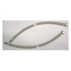 Conexion flexible acero inox grifo macho 10/100 - hembra 3/8- 50 cm