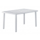Mesa jardin rectangular 140 x 90 cm olot blanca