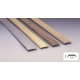 Tapajuntas metalico adhesivo parquet inofix 2125-3 madera clara 985 mm