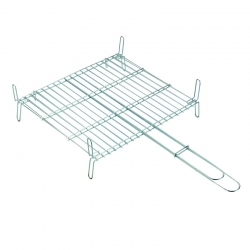 Parrilla sauvic doble acero cincado 50x50cm