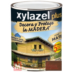 Barniz para madera 750 ml nogal xylazel plus mate