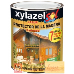 Barniz para madera lasur 5 l incoloro xylazel sol satinado