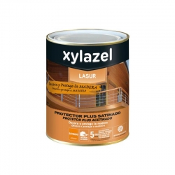 Barniz para madera 750 ml nogal xylazel plus satinado