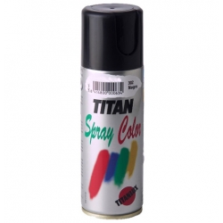 Pintura spray esmalte satinado 400 ml negro