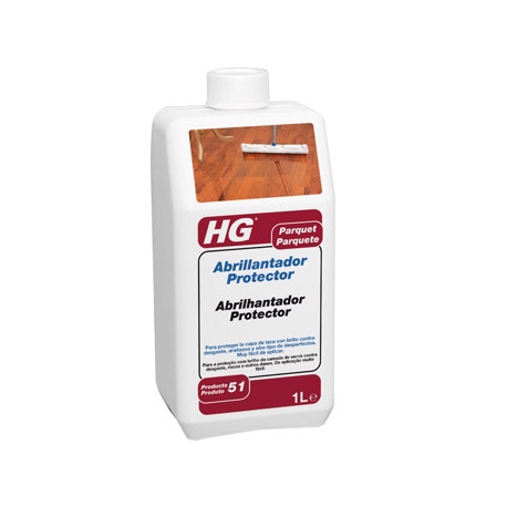 Abrillantador hg protector parquet 1l