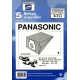 Bolsa aspirador panasonic mce-7000 5 unidades