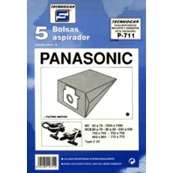 Bolsa aspirador panasonic mce-7000 5 unidades