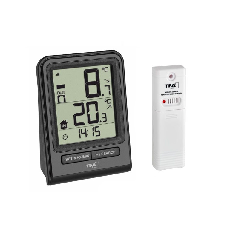 ⇒ Termometro digital inalambrico con sensor exterior tfa ▷ Precio. ▷  Comprar con los Mejores Precios. Ofertas online