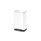 Cubo de basura blanco metal 20 litros