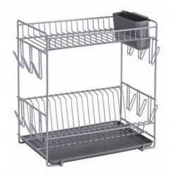 Escurreplatos sauvic 89010 gris