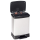 Cubo de basura curver duo metal 30l 2 en 1