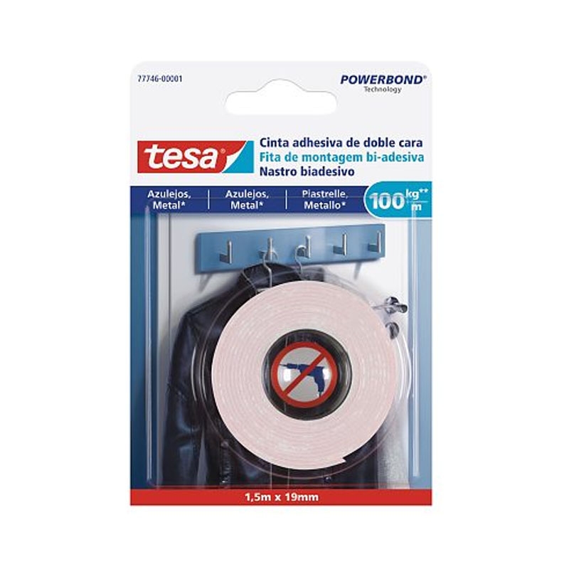 Venta online de cinta adhesiva de doble cara de 50ml x 30mm Tesa 64964