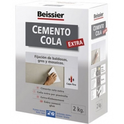 Cemento de cola en polvo beissier 2 kg