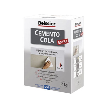 Cemento de cola en polvo beissier 2 kg