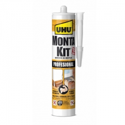 Adhesivo montaje uhu monta kit profesional 350 gr