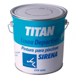 Pintura piscina titan sirena 4 l azul