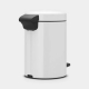 Cubo de baño brabantia 3 l blanco newicon