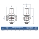 Valvula reductora de presion genebre a piston redux-ge 1/2"