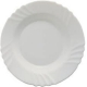 Plato llano vidrio opal ebro bormioli rocco 