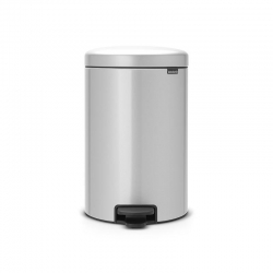 Cubo de basura brabantia 20 l gris newicon