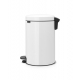 Cubo de basura brabantia 12 l blanco newicon