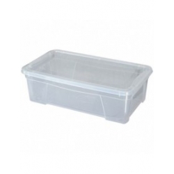 Caja organizadora multiusos light box transparente 36 litros