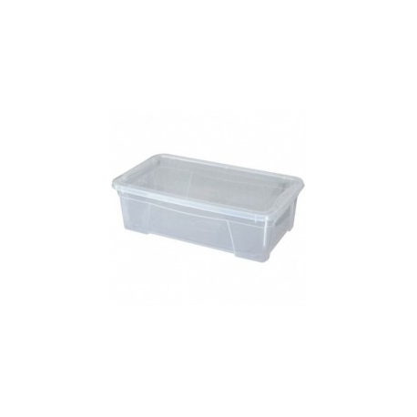 Caja organizadora multiusos light box transparente 36 litros