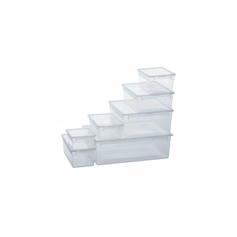 CAJA ORDENACION LIGHT BOX XS 5L. TRANSPARENTE