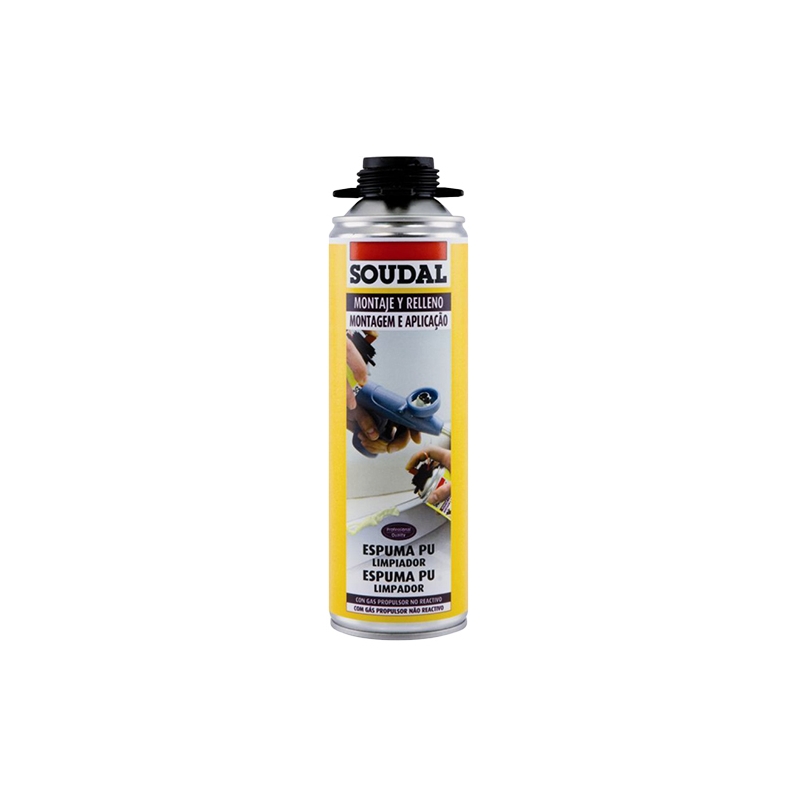 ⇒ Limpiador de espuma poliuretano soudal 500ml ▷ Precio. ▷ Comprar con los  Mejores Precios. Ofertas online