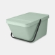 Cubo de reciclaje apilable brabantia sort and go 20l verde jade