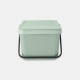 Cubo de reciclaje apilable brabantia sort and go 20l verde jade