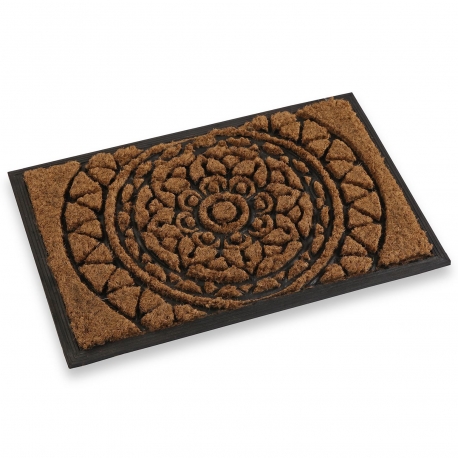 Felpudo mandalas relieve goma