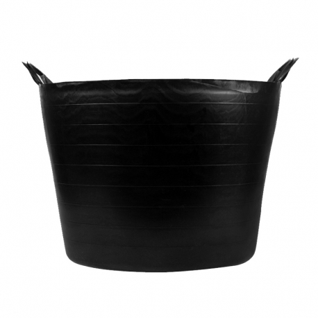 Capazo plastico bellota bkt42bp negro 42l