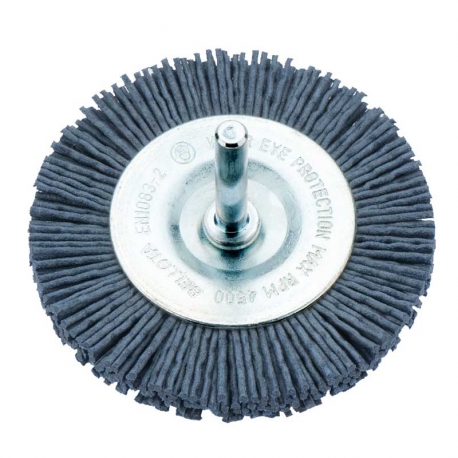 Cepillo circular bellota industrial nylon grano fino 100mm