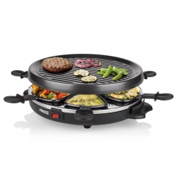 Raclette princess grill party para 6 personas negro