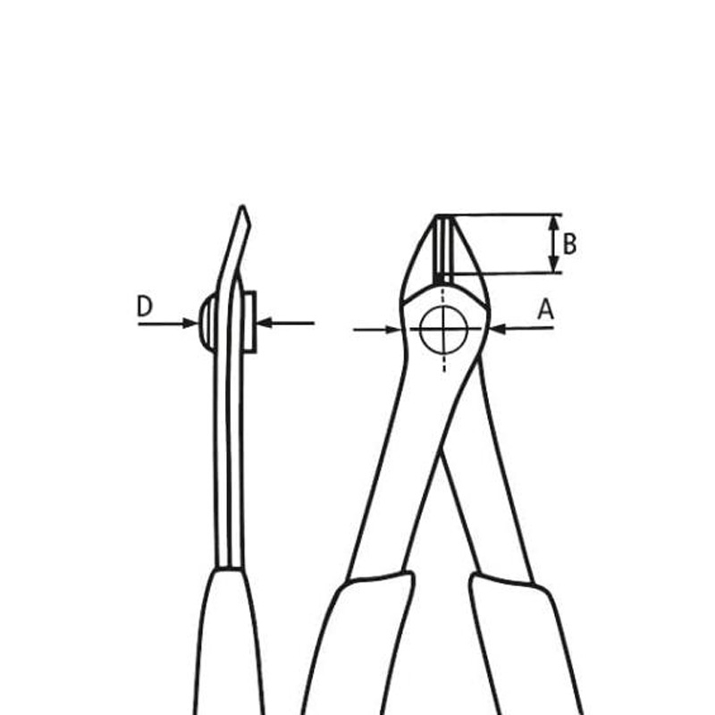 KNIPEX ALICATE CORTE DIAGONAL 125MM