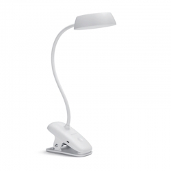 Lampara escritorio led philips metal-plastico blanco