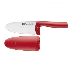 Cuchillo infantil zwilling twinny kids con protector rojo