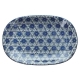 Bandeja oval porcelana tognana sapa azul 28cm
