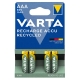 Pila recargable varta accu power aaa 800mah 4 unidades