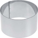 Molde inox ambit redondo 8 x 4,5 cm