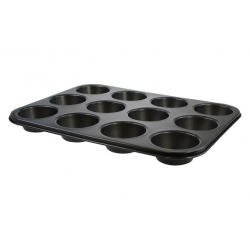 Molde antiadherente aluminio ambit muffins 12 unidades