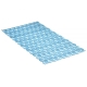 Alfombra antideslizante baño tatay piscis 36x70cm azul pvc ventosa