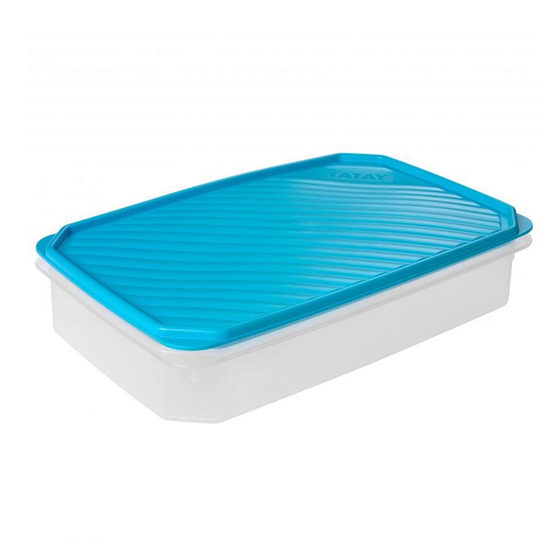 ⇒ Taper de plastico rectangular tatay top flex azul 28,5x18,5x6cm ▷ Precio.  ▷ Comprar con los Mejores Precios. Ofertas online