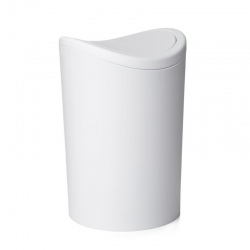 Cubo de baño tatay basculante 6l blanco